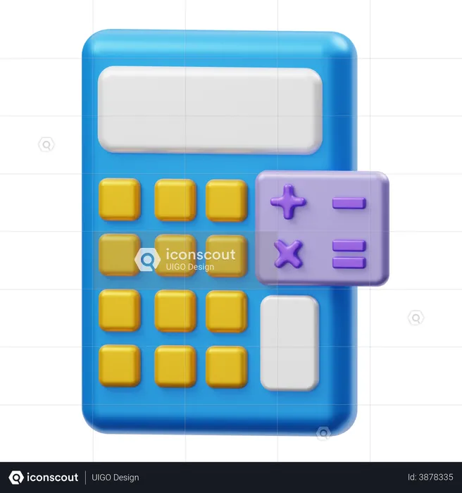 Calculator  3D Illustration