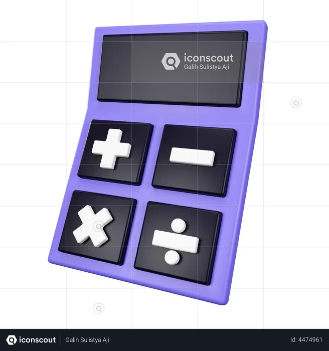 Calculator  3D Illustration