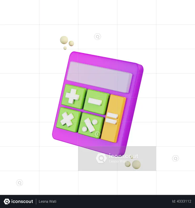 Calculator  3D Illustration