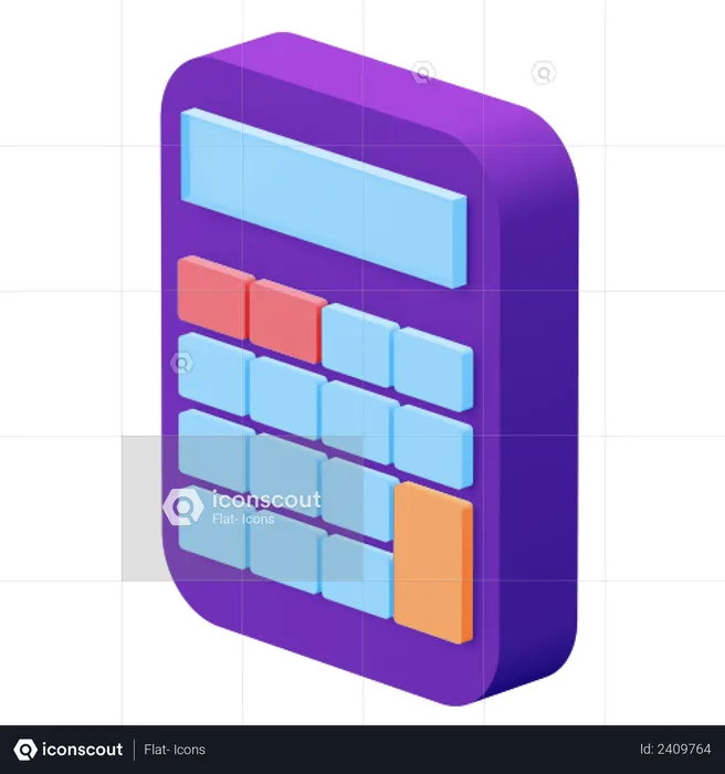 Calculator  3D Illustration
