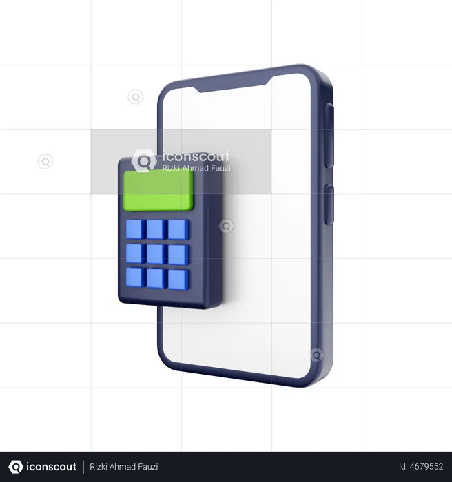 Calculator  3D Illustration