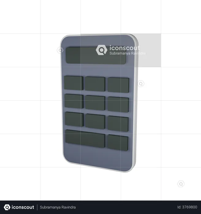 Calculator  3D Illustration