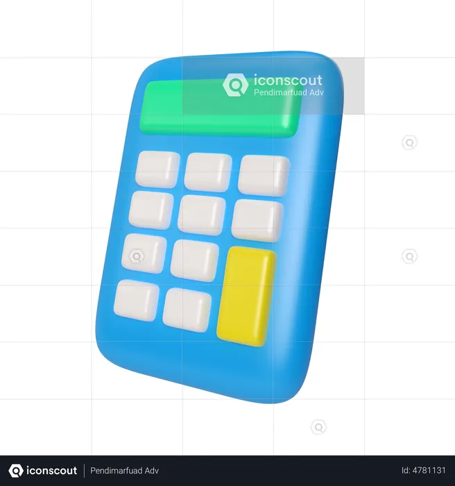 Calculator  3D Illustration