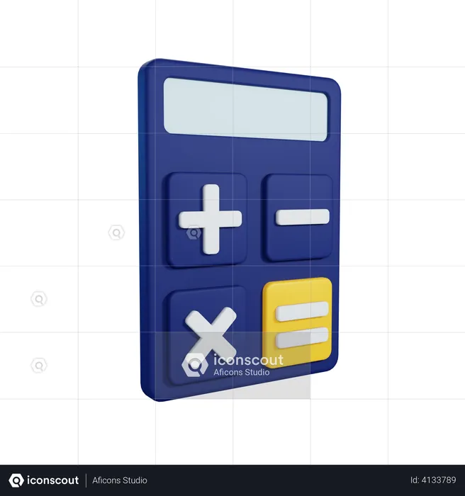 Calculator  3D Illustration