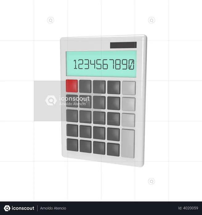 Calculator  3D Illustration