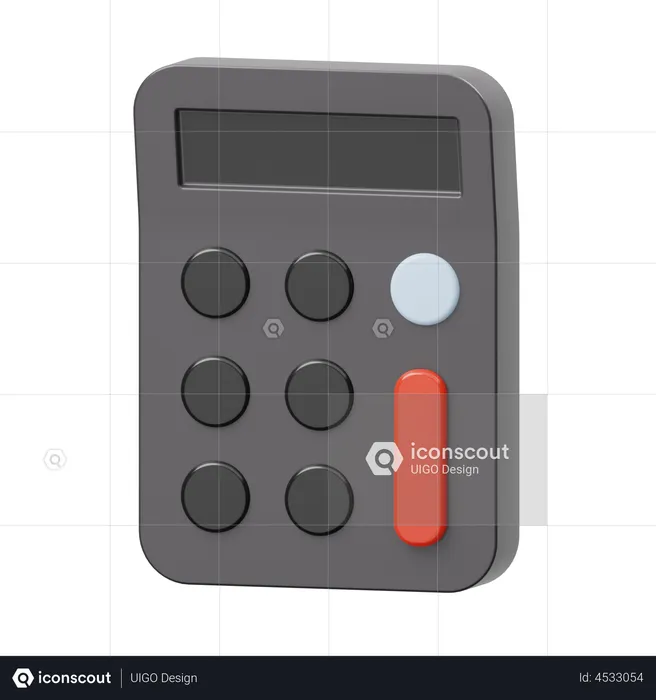 Calculator  3D Illustration