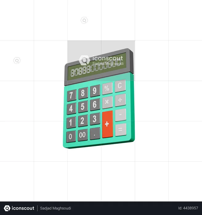 Calculator  3D Illustration