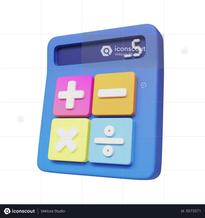 Calculator  3D Icon