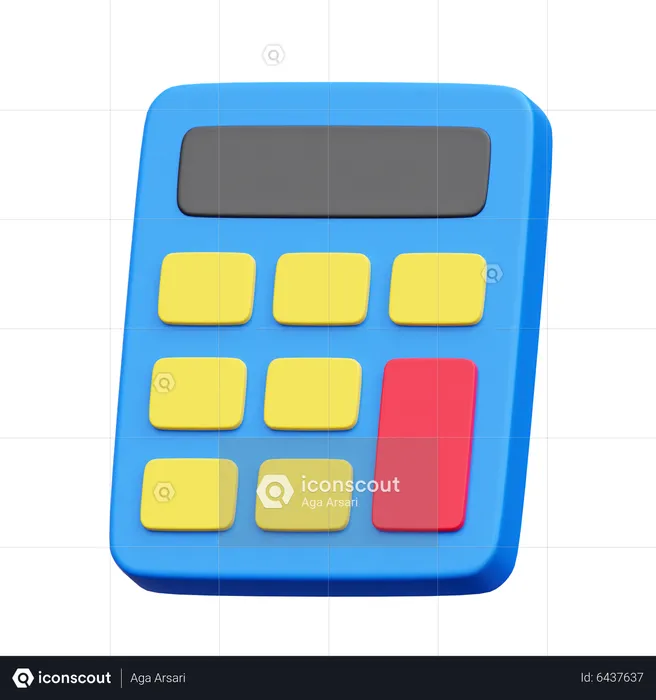 Calculator  3D Icon