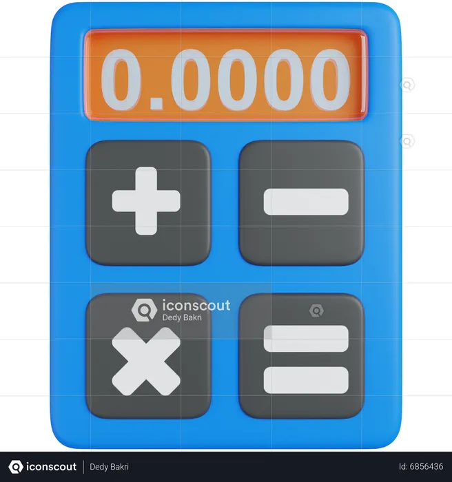 Calculator  3D Icon
