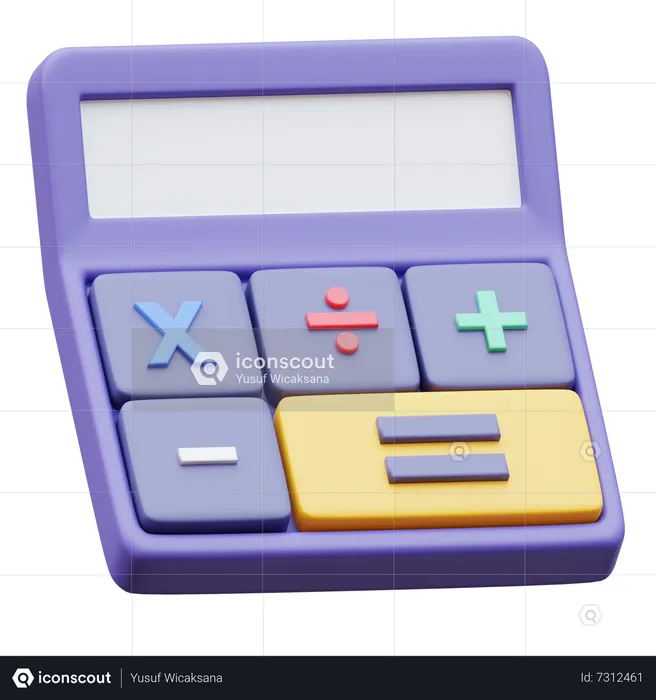 Calculator Store  3D Icon