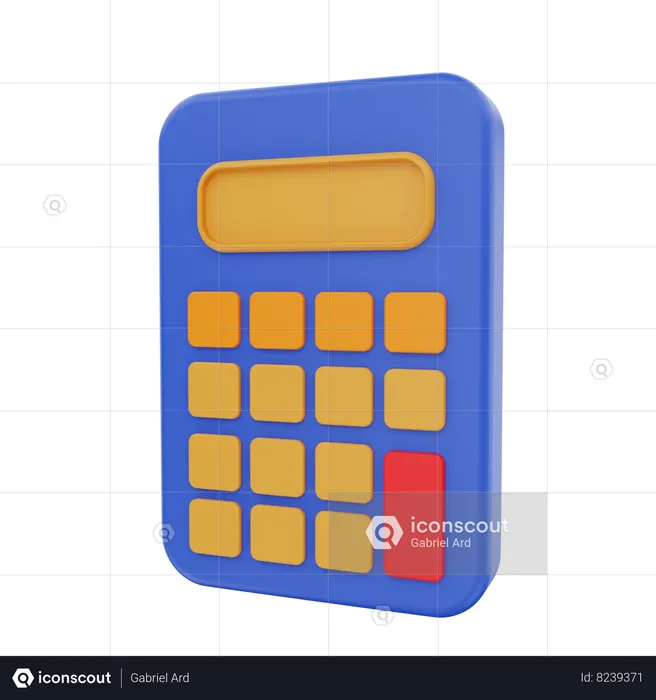 Calculatrice  3D Icon