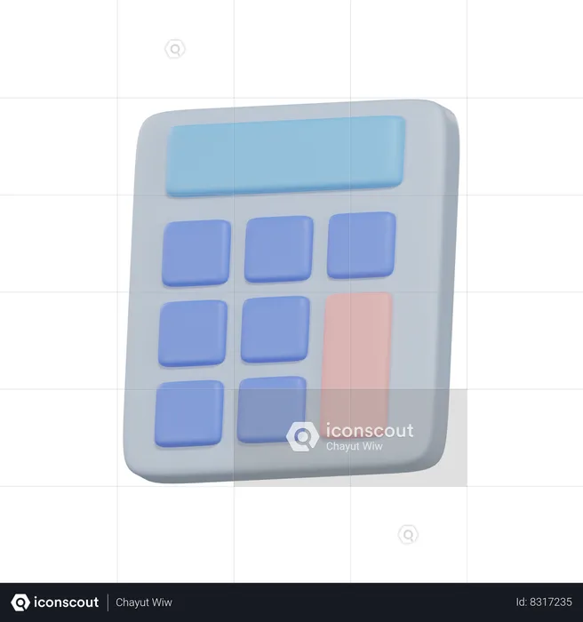 Calculatrice  3D Icon