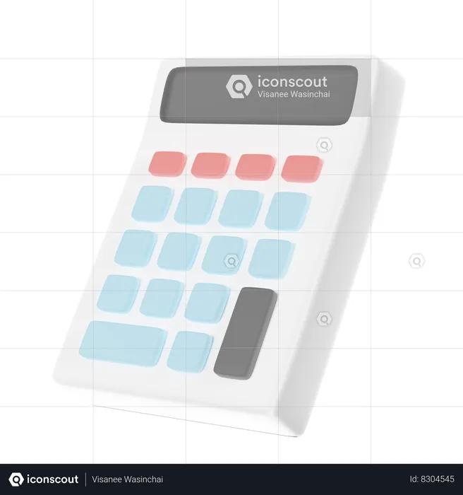 Calculatrice  3D Icon