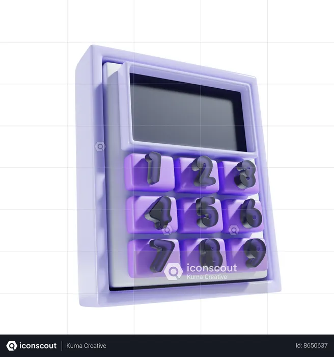 Calculatrice  3D Icon