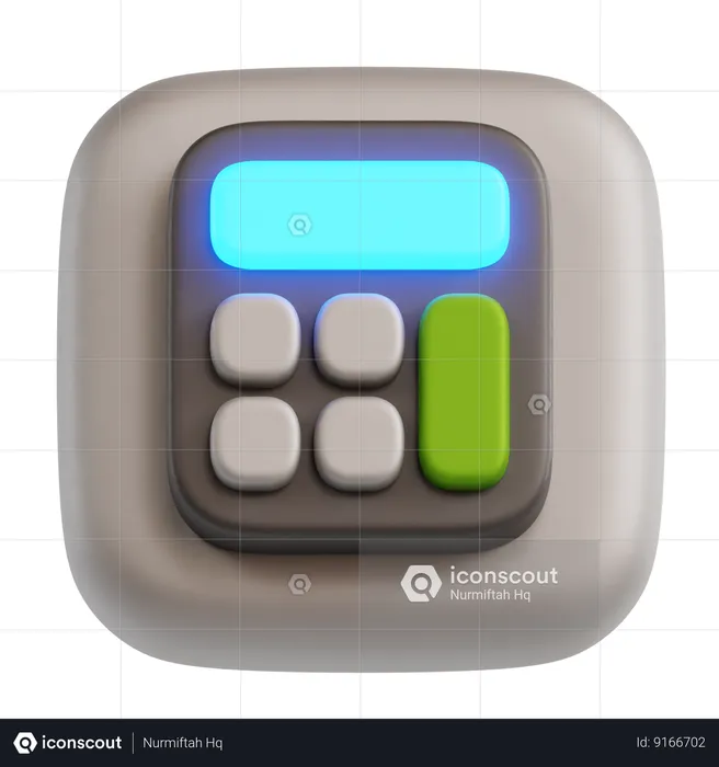 Calculatrice  3D Icon