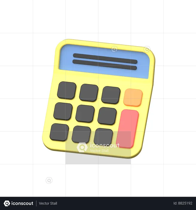 Calculatrice  3D Icon