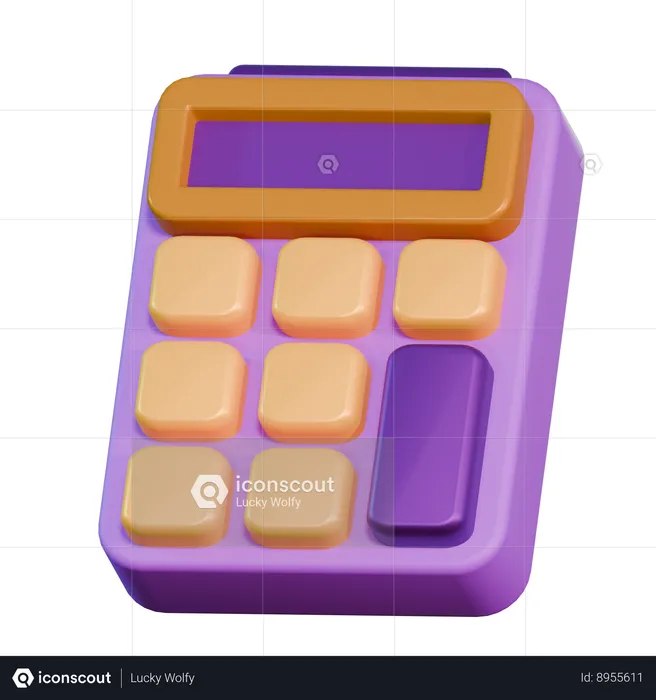 Calculatrice  3D Icon