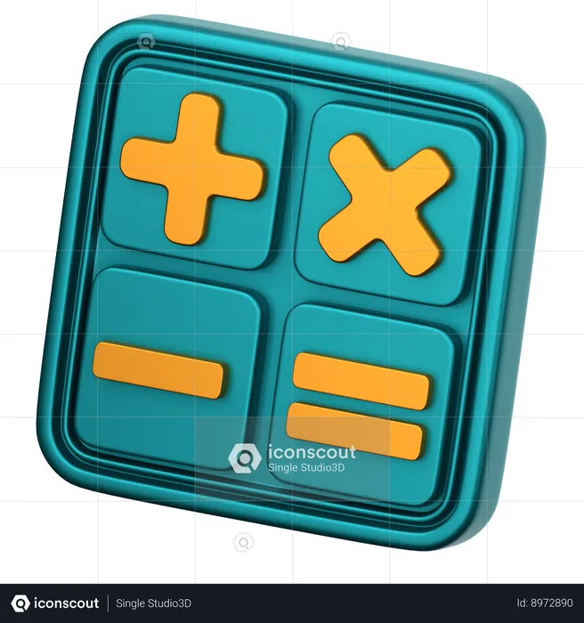 Calculatrice  3D Icon