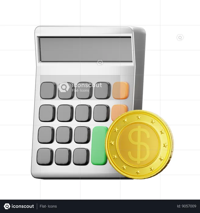 Calculatrice  3D Icon