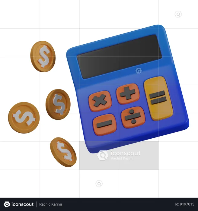 Calculatrice  3D Icon