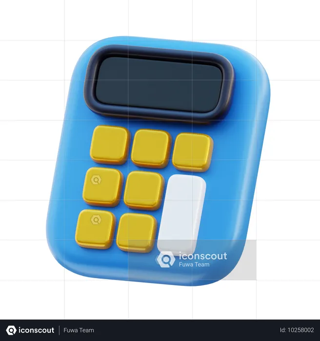 Calculatrice  3D Icon