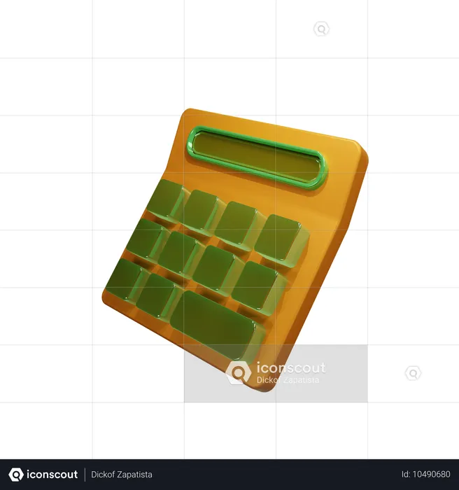 Calculatrice  3D Icon