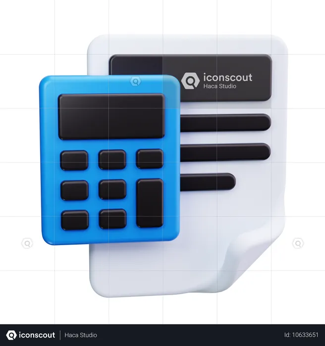 Calculatrice  3D Icon