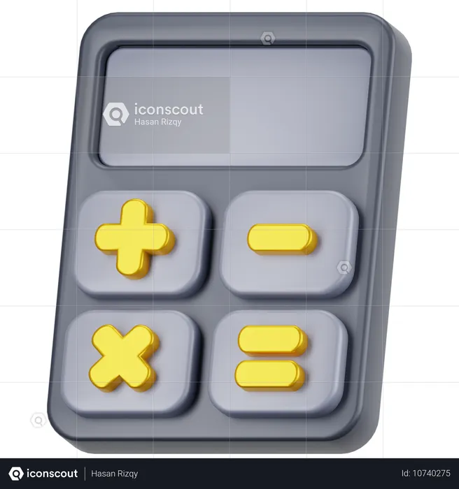 Calculatrice  3D Icon