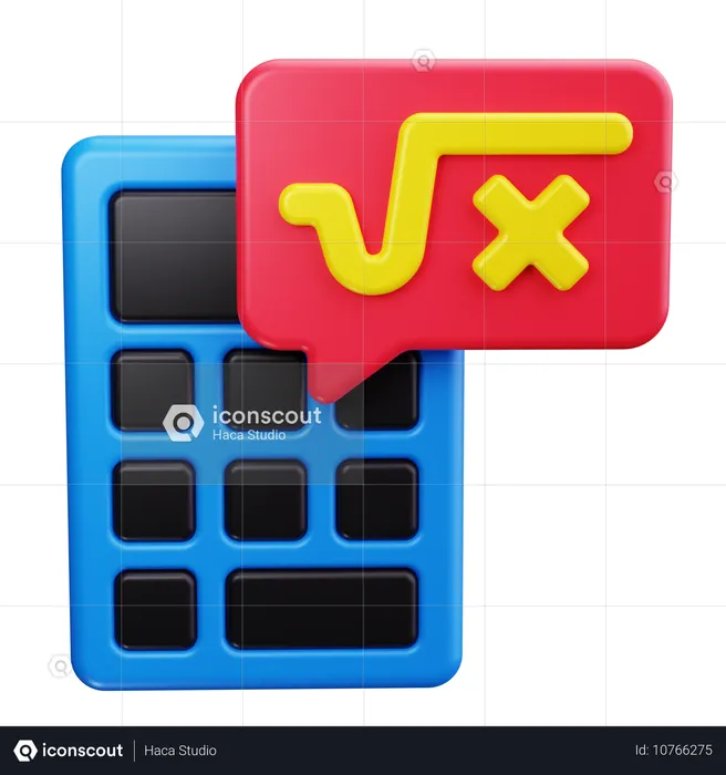 Calculatrice  3D Icon