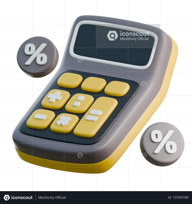 Calculatrice  3D Icon