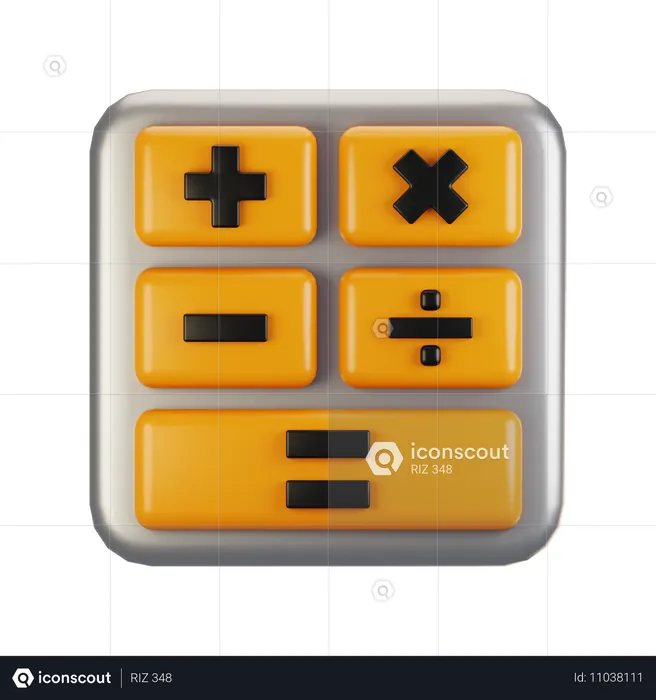 Calculatrice  3D Icon