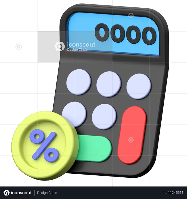 Calculatrice  3D Icon