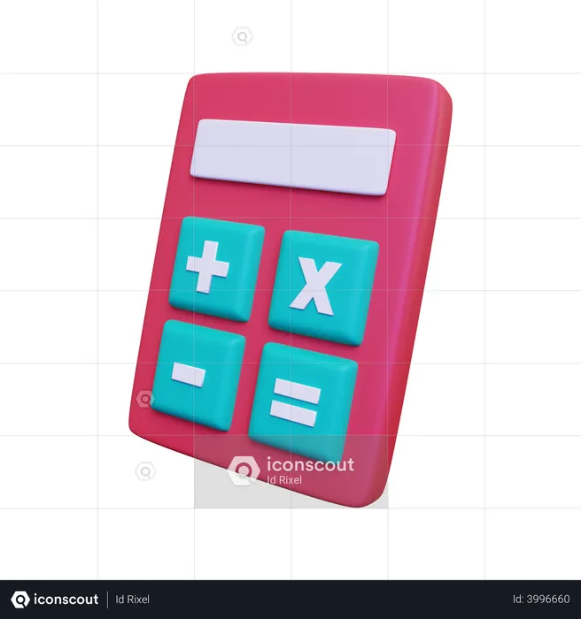 Calculatrice  3D Illustration