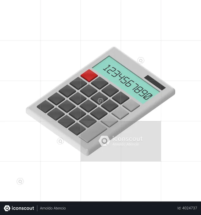 Calculatrice  3D Illustration