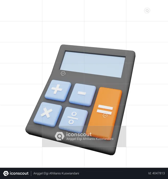 Calculatrice  3D Illustration