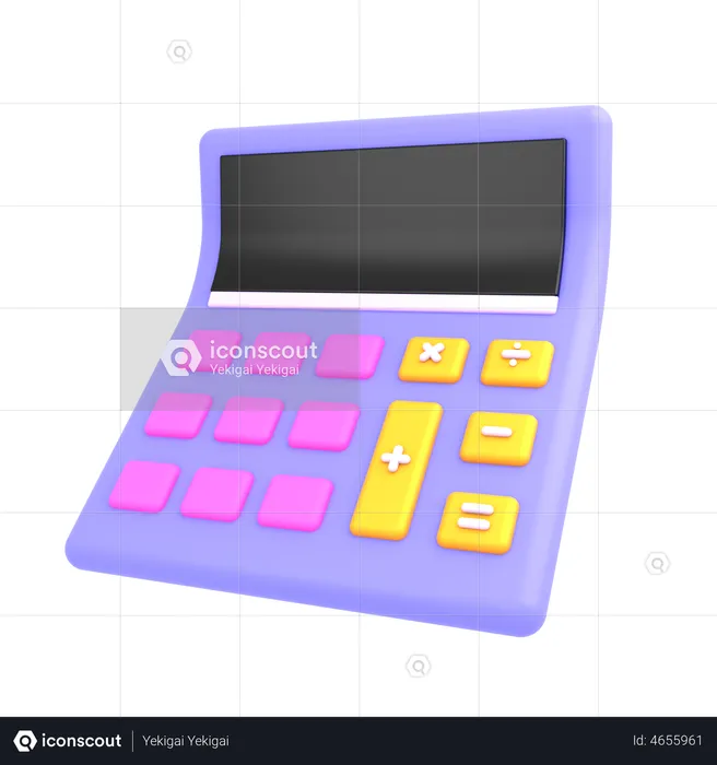 Calculatrice  3D Illustration