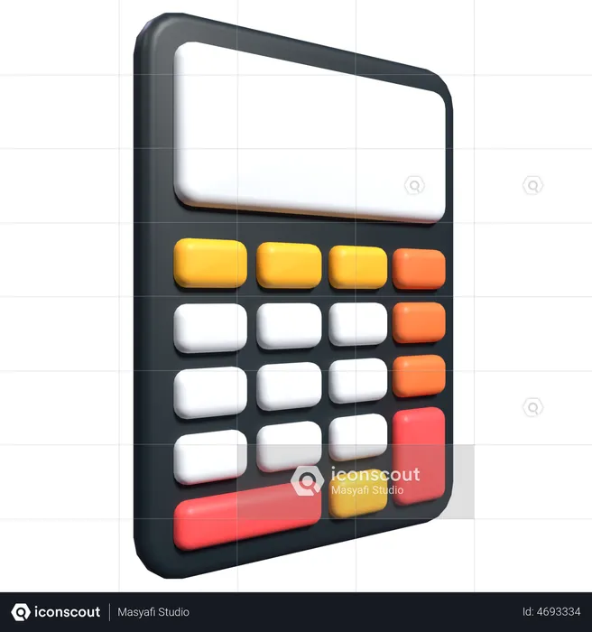 Calculatrice  3D Illustration