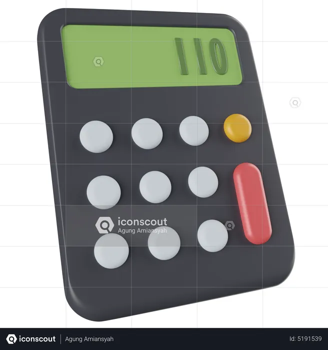 Calculatrice  3D Icon