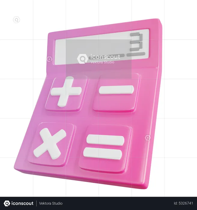 Calculatrice  3D Icon