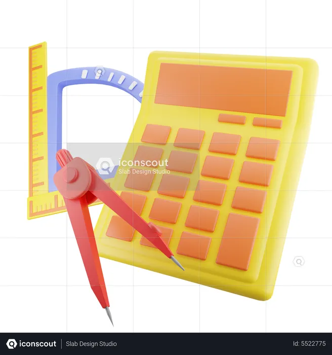 Calculatrice  3D Icon