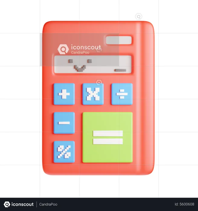 Calculatrice  3D Icon