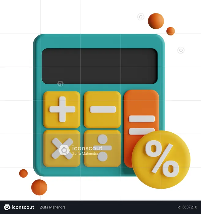 Calculatrice  3D Icon