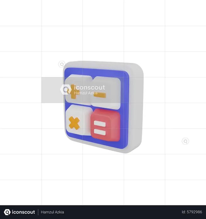 Calculatrice  3D Icon