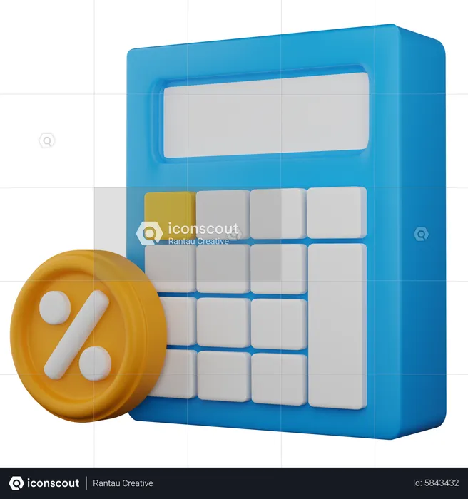 Calculatrice  3D Icon