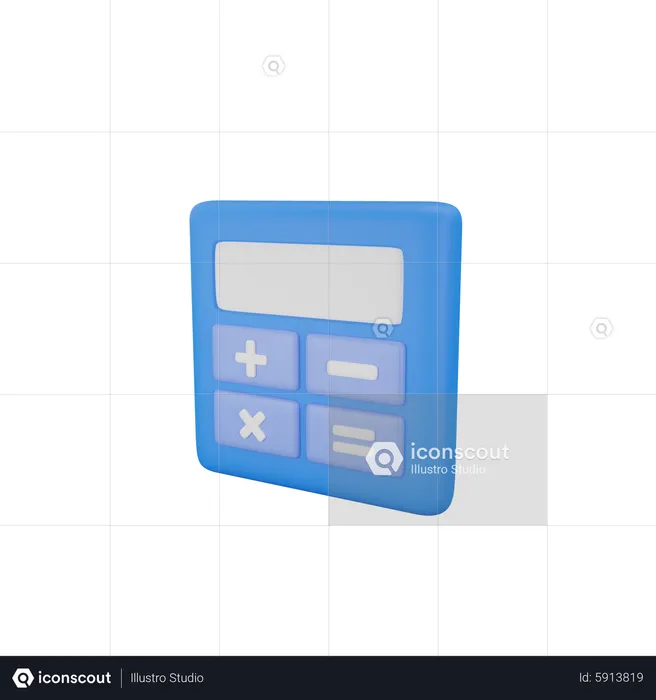 Calculatrice  3D Icon