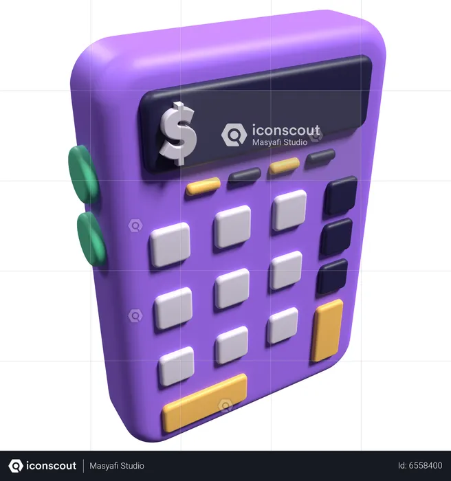 Calculatrice  3D Icon