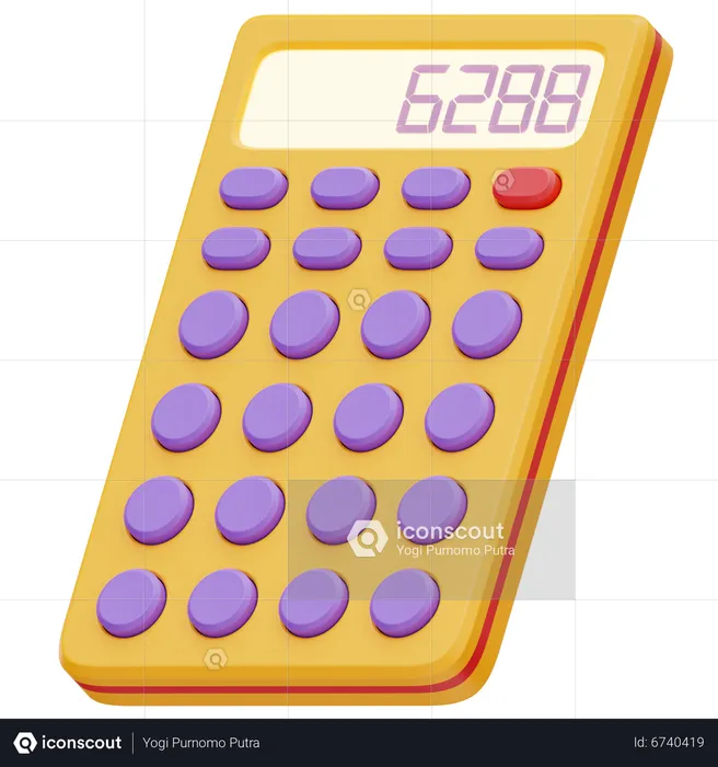 Calculatrice  3D Icon