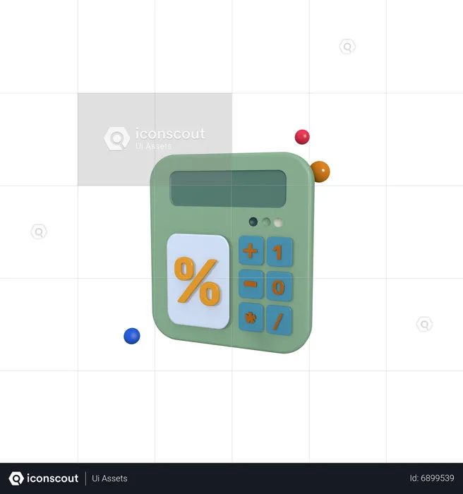 Calculatrice  3D Icon