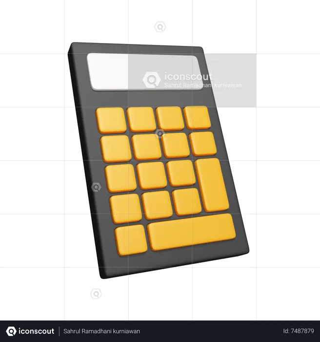 Calculatrice  3D Icon